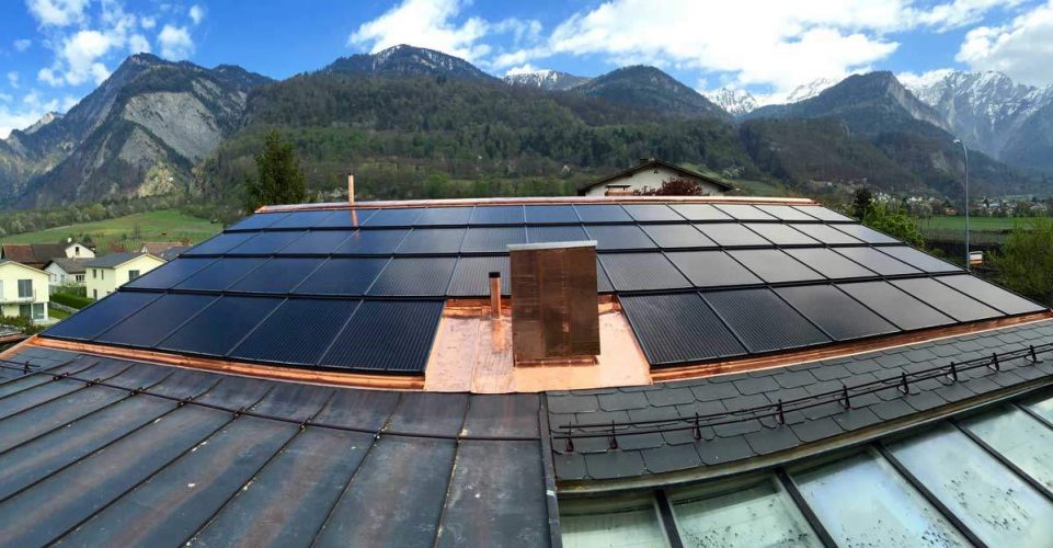 PV solar roof